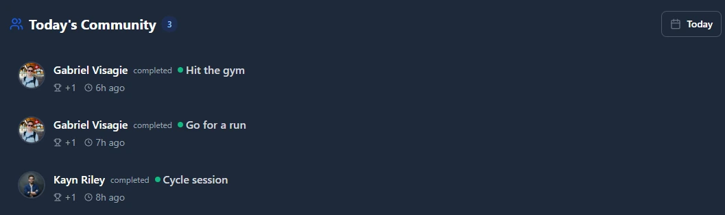 Community Feed screenshot